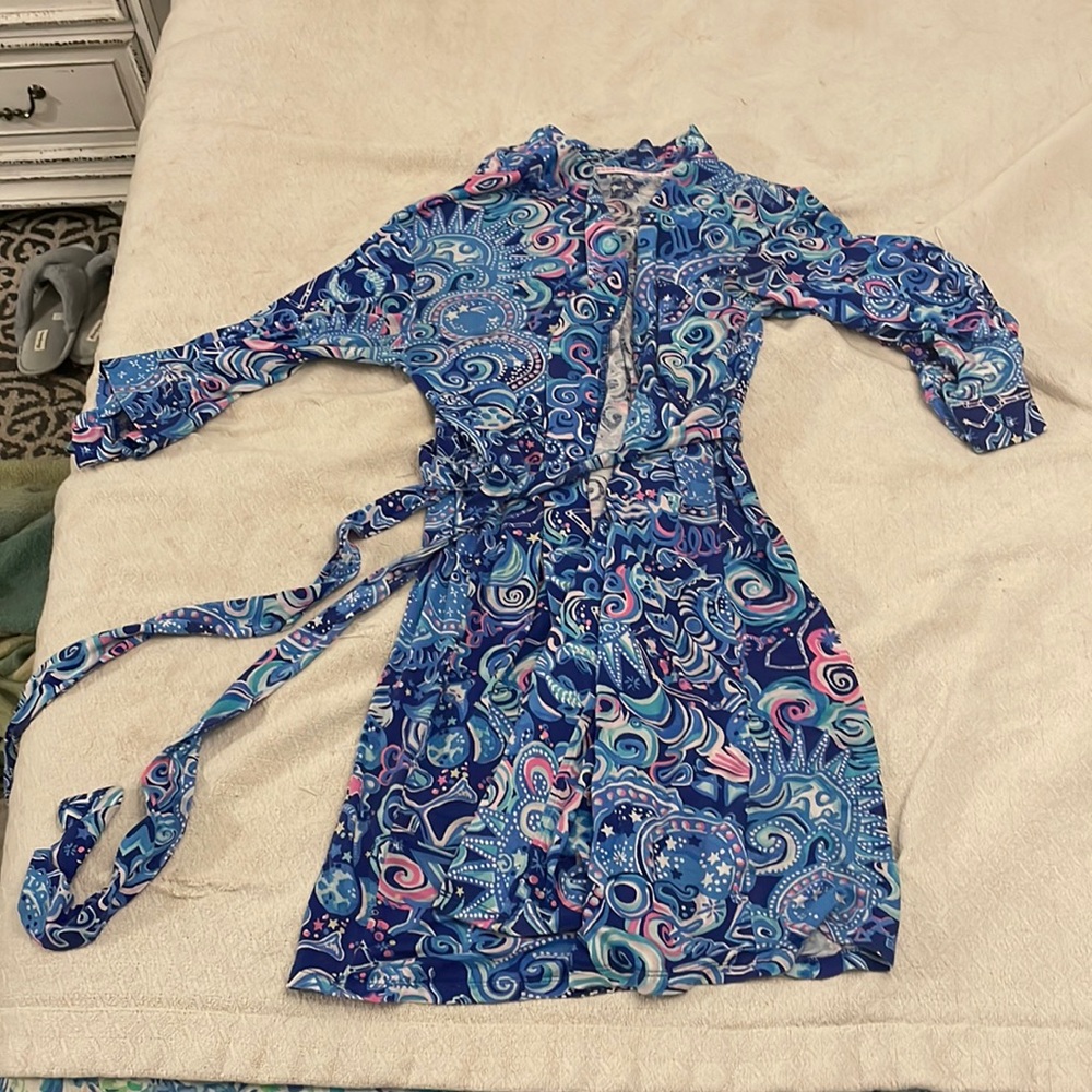 Lilly Pulitzer Lina Robe in Cosmic Kismet